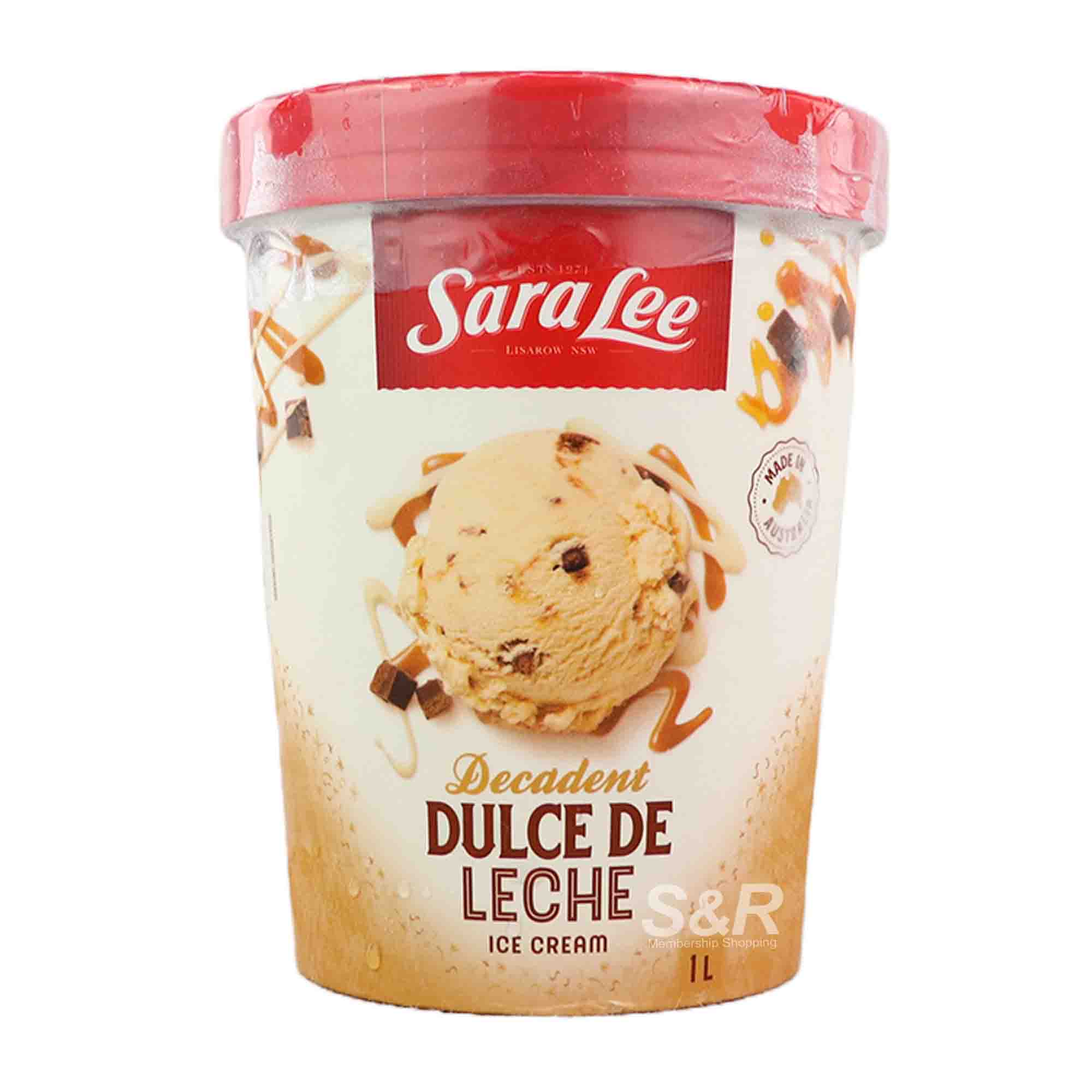 Sara Lee Decadent Dulce De Leche Ice Cream 1L Sara Lee Decadent Dulce De Leche Ice Cream 1L
